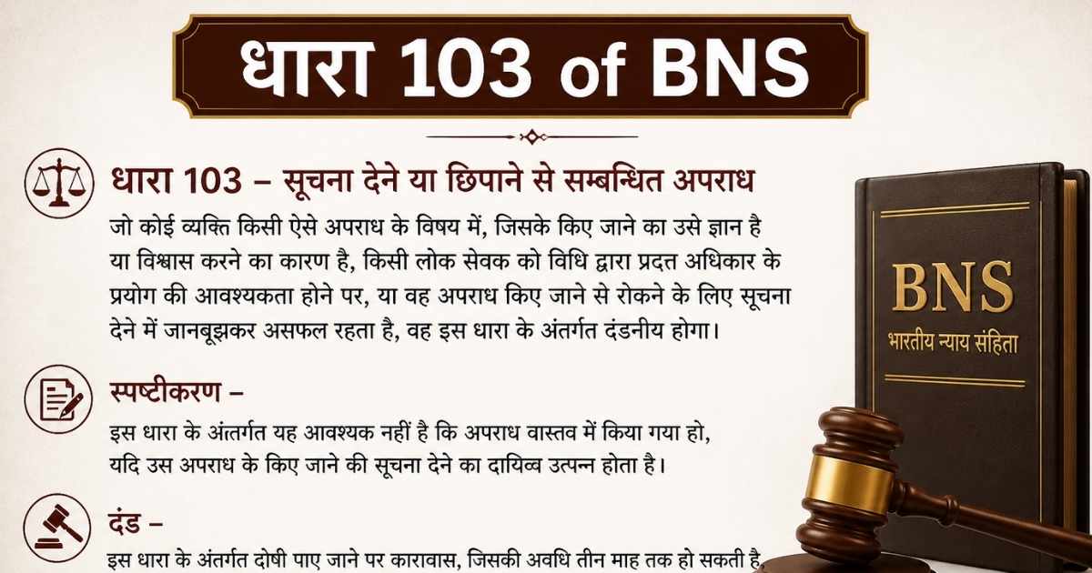 Section 103 of BNS in Hindi