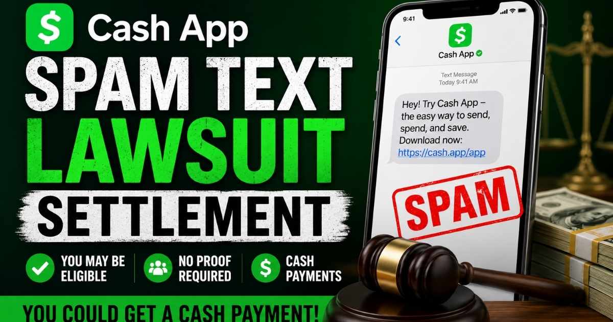 Cash App Spam Text Lawsuit Settlement