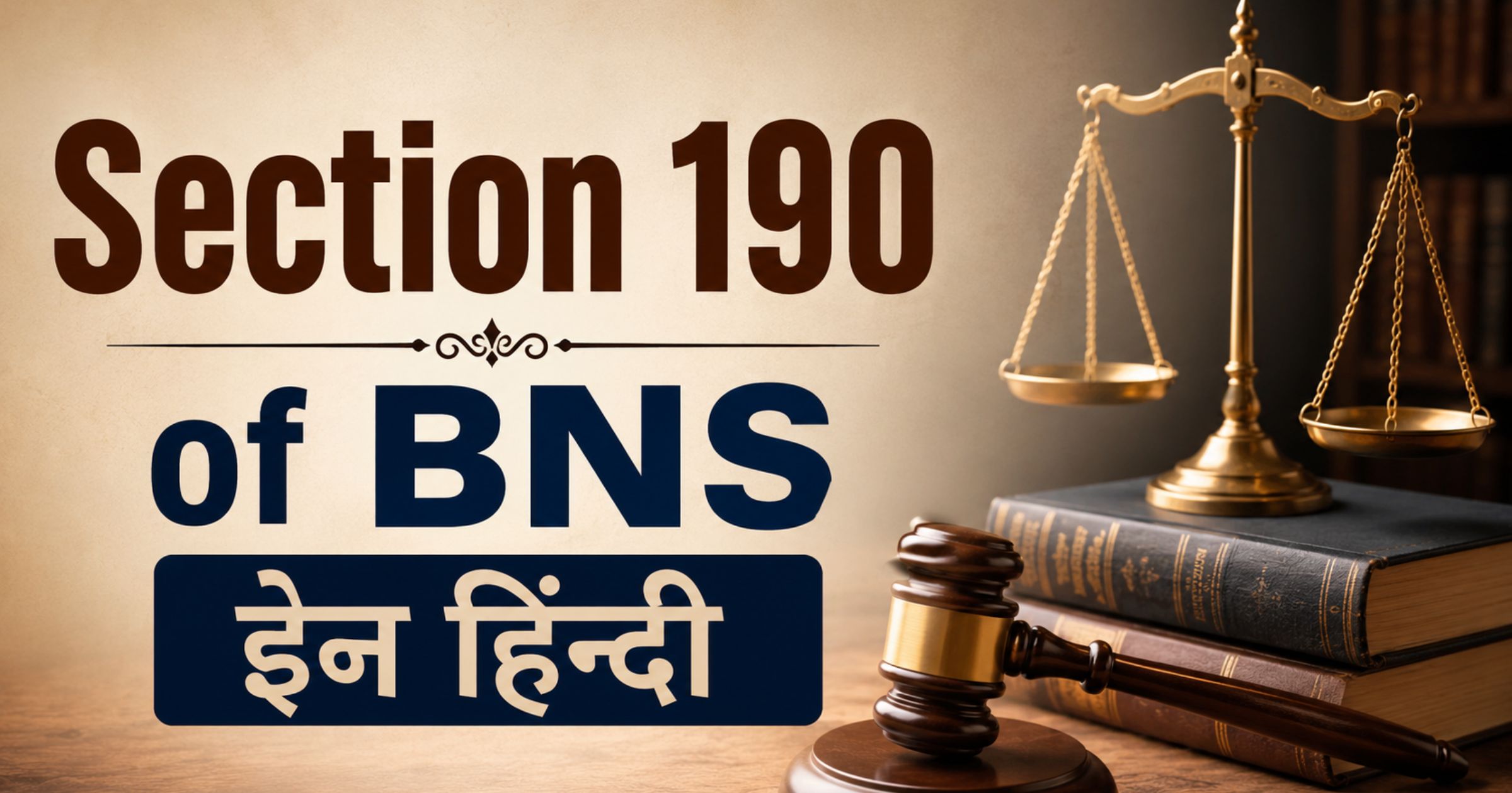Section 190 of BNS in Hindi