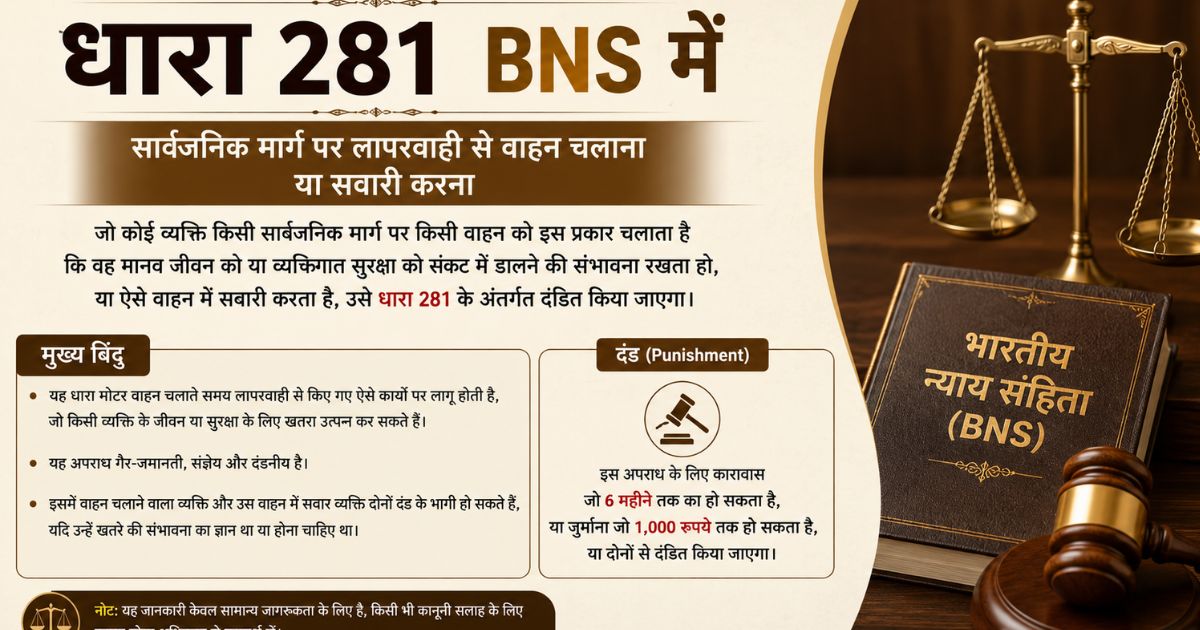 Section 281 of BNS