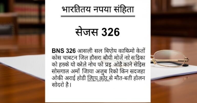 Section 326 of BNS