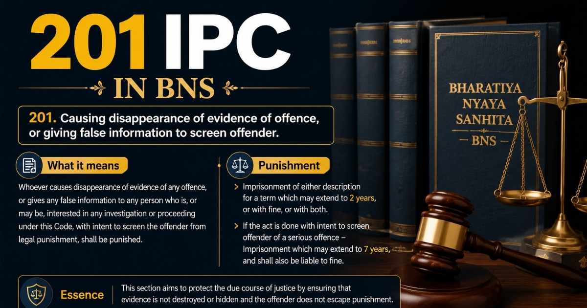 201 IPC in BNS