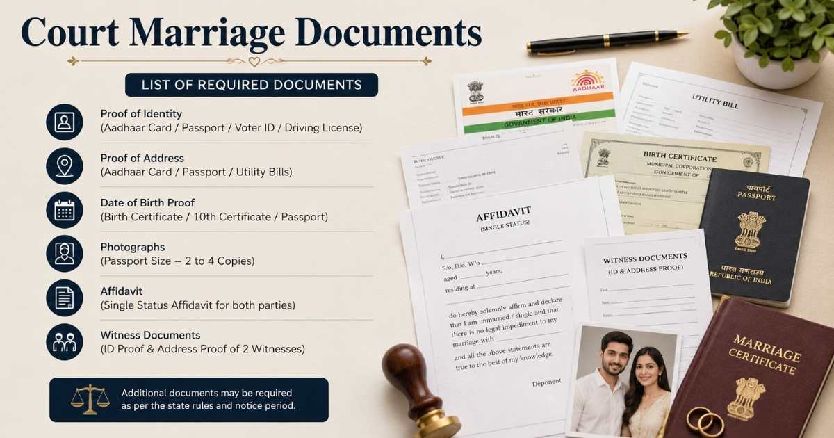 Court Marriage Document