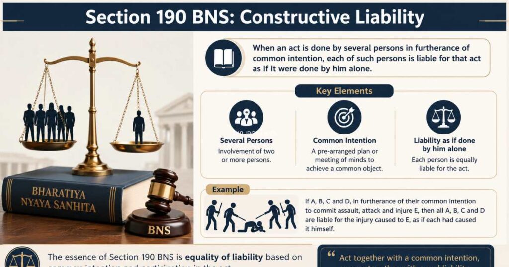 Section 190 BNS: Constructive Liability