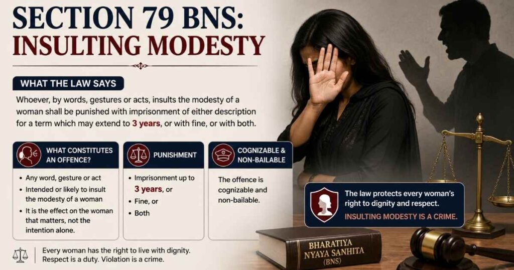 Section 79 BNS: Insulting Modesty